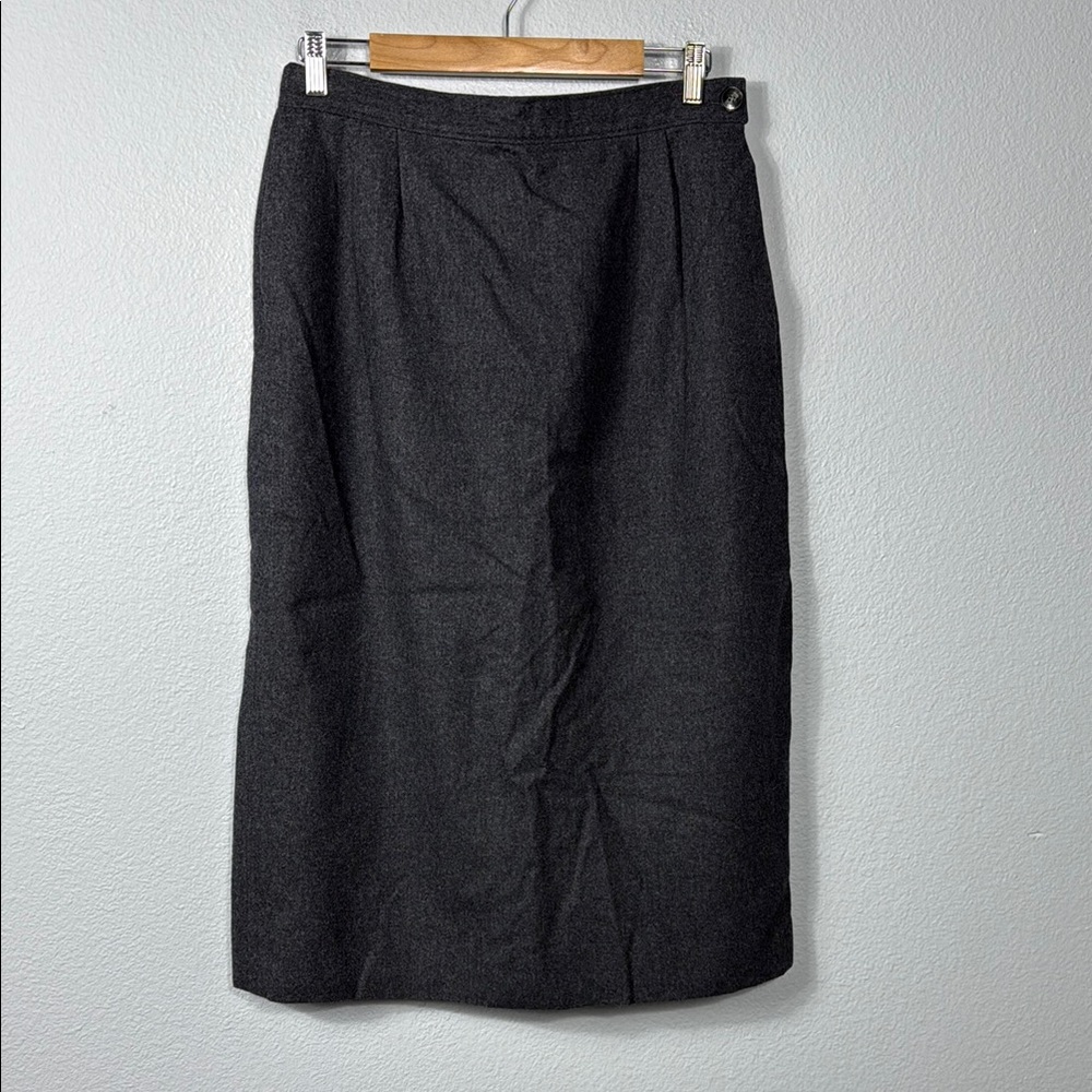 Vintage Pendleton Women's Wool Classic Black Skirt‎